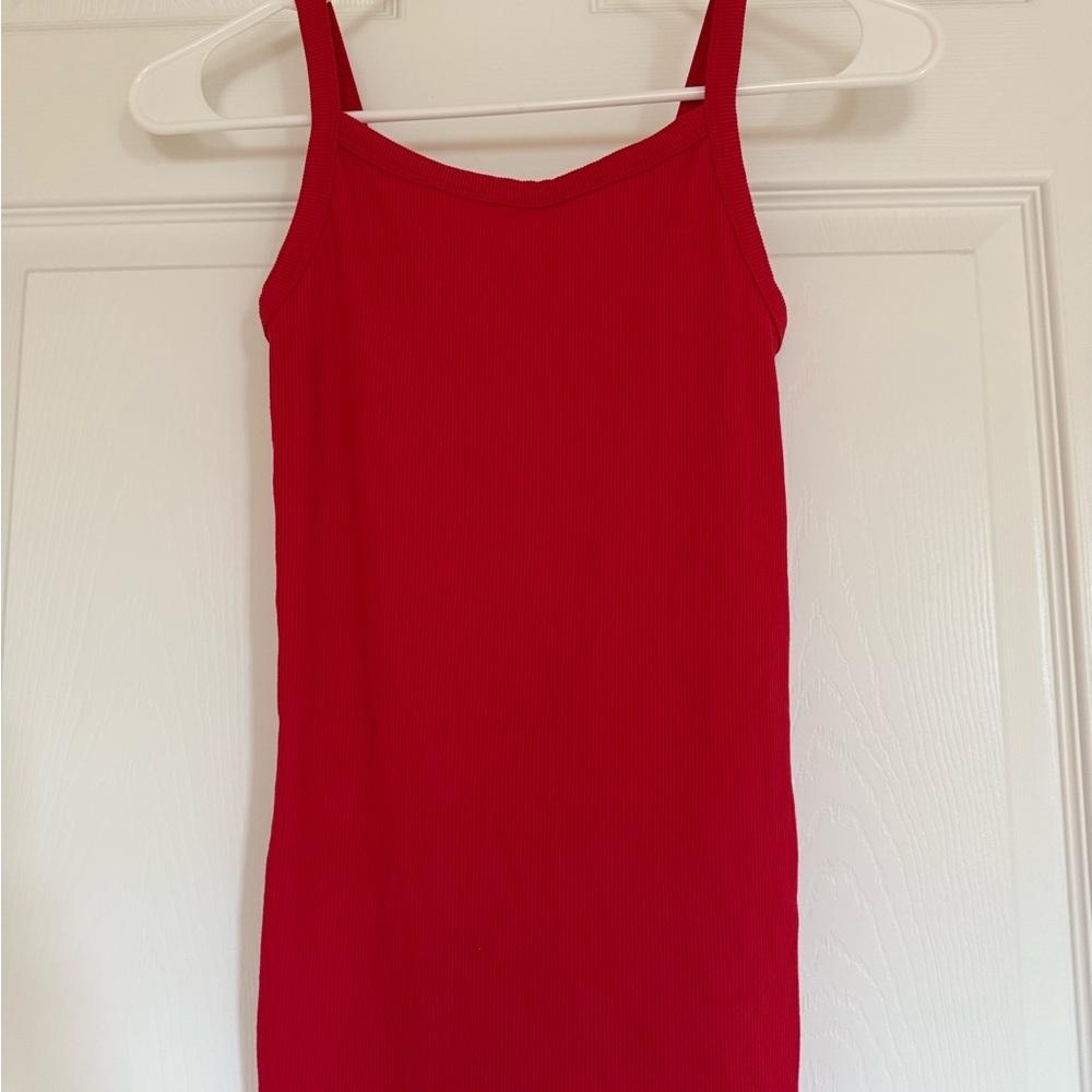 No Boundaries Scarlet Sleeveless Tank